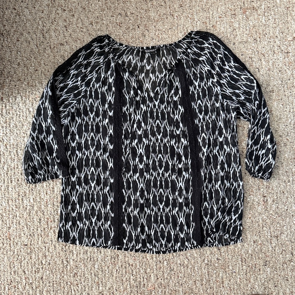 Express sheer top
